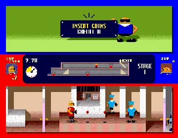 Bonanza Bros screen shot game playing